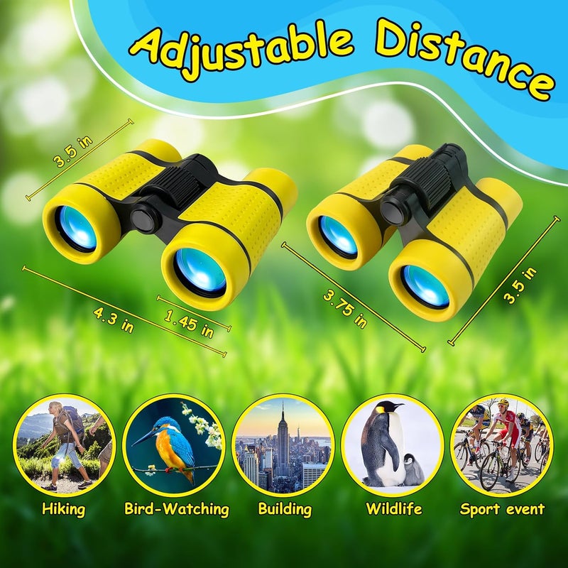 ESSENSON Binoculars for Kids Toys Gifts for Age 3-12 Years Old Boys Girls Kids Telescope Outdoor Toys for Sports and Outside Play, Bird Watching, Birthday Presents - Image 3